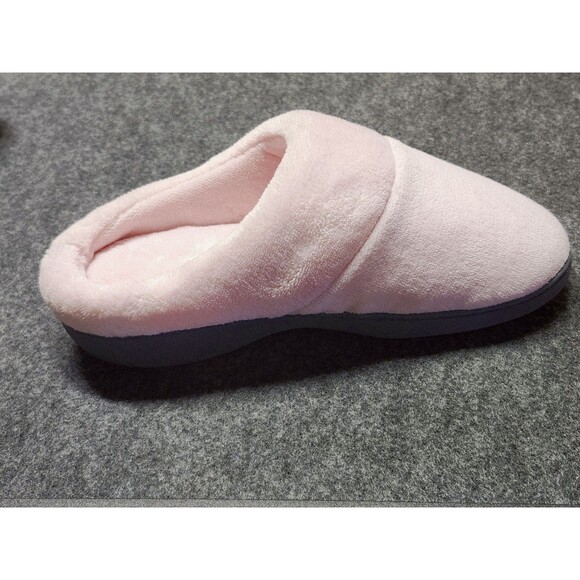 ISOTONER Eco Comfort hoodback Women's Slippers Memory Foam PINK Size 7.5-8 - Picture 4 of 15